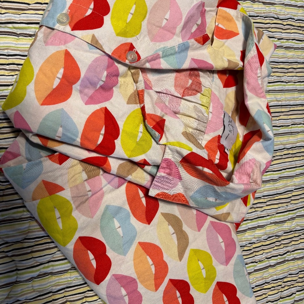 Cat's Pajamas Lip Kiss Pajamas Medium